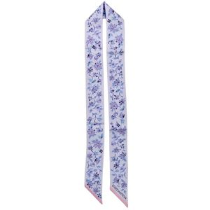 LOUIS VUITTON WOMENS FLORAL NECK SKINNY SCARF